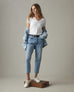 Women's Classic Cotton V-Neck Tee - White